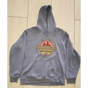 San Francisco Graphic Hoodie Grey Size L